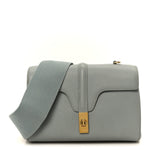 Grained Calfskin Teen Soft 16 Shoulder Bag Ice Blue