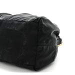 Tessuto Nylon Bow Shoulder Bag Black