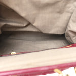 Calfskin Quilted Leather Stam Bag Pink