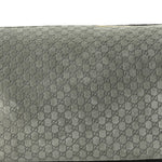 Suede GG Monogram Half Horsebit Medium Shoulder Bag Sage