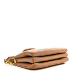 Lambskin Embossed Monogram Coussin PM Camel