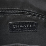 Calfskin Wool Embroidered Paris Hamburg Medium Gabrielle Hobo Dark Navy Blue