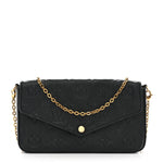 Empreinte Pochette Felicie Chain Wallet Black