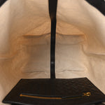 Canvas Mix Nappa Intrecciato Medium Flip Flap Tote Natural Fondant