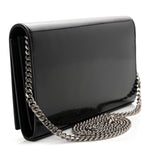 Glazed Calfskin Cassandre Wallet On Chain WOC Black