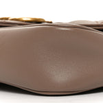 Calfskin Matelasse Super Mini GG Marmont Shoulder Bag Porcelain Rose