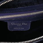Lambskin Cannage Large Lady Dior Royal Blue