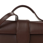 Smooth Calfskin Le Bambino Dark Brown