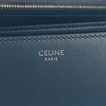 Box Calfskin Medium Classic Box Flap Bag Slate Blue