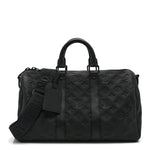 Monogram Taurillon Keepall Bandouliere 35 Black