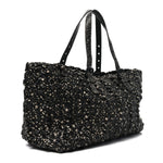 Nappa Nastri Medium Lido Tote Bag Tourmaline
