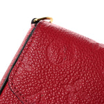 Empreinte Pochette Felicie Chain Wallet Scarlet