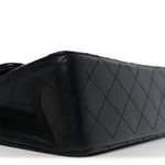 Lambskin Quilted Small Double Flap Black