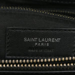Calfskin Y Quilted Monogram Small Loulou Shopper Black