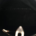 Pebbled Calfskin Mini Rockstud Flip-Lock Messenger Bag Black