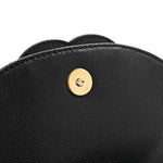Caviar Quilted Small Messenger Flap Black