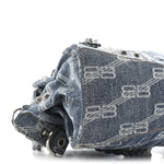 Denim BB Monogram Neo Cagole Handbag XS Blue