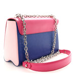 Epi Twist Shoulder Bag MM Pink Blue