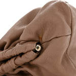 Lambskin Cloud Clutch Biscotto