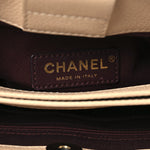Grained Calfskin Mini Neo Executive Shopper Tote Light Beige