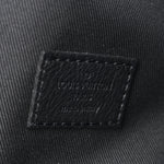 Calfskin Shadow Monogram Duo Slingbag Black