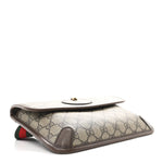 GG Supreme Monogram Neo Vintage Web Belt Bag Brown