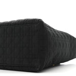 Nylon Cannage Large Lady Dior Black