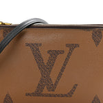 Reverse Monogram Giant Double Zip Pochette