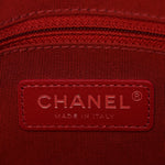 Calfskin Chain 20s Signature Bowling Bag Red