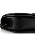 Lambskin Quilted Medium Boy Flap Black