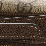 GG Supreme Monogram Web Small Ophidia Shoulder Bag Brown