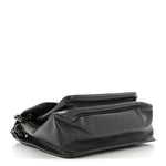 Crinkled Calfskin Matelasse Monogram Medium Niki Chain Satchel Storm