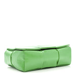 Paper Calfskin Maxi Intreccio Extra Mini Cassette Crossbody Bag Parakeet