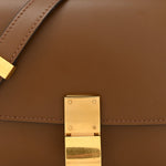 Box Calfskin Small Classic Box Flap Bag Camel