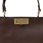 Vitello Large Soft Peekaboo Crosta Mogano