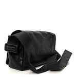 Arena Calfskin Small Monaco Flap Bag Black