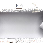 Glitter Celeste Clutch Silver
