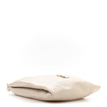 Lambskin Matelasse Monogram Medium Jamie 4.3 Pochon Blanc Vintage