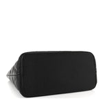 Caviar Quilted Medallion Tote Black