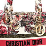Canvas Embroidered Butterfly Print Medium Lady D-Lite  Multicolor