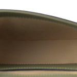 Calfskin Crocodile Embossed Mini C Double Carry Misty Forest