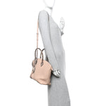Veau Cachemire Snakeskin Soft Lockit PM Magnolia