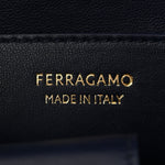 Brushed Calfskin Gancini Hobo Midnight