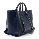 Calfskin Medium Deauville Navy