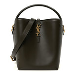 Shiny Calfskin Le 37 Bucket Bag Arabica