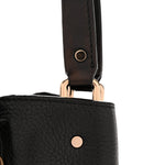 Grainy Calfskin House Check Medium Maidstone Black