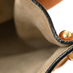Suede Braided Medium Hudson Double Carry Shoulder Bag Caramel