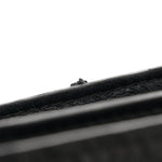 Snakeskin Medium Classic Box Flap Bag Black