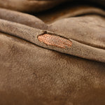 Calfskin Medium Gaucho Double Saddle Bag Brown