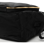 Nylon Quilted Diaper Tote Bag Black